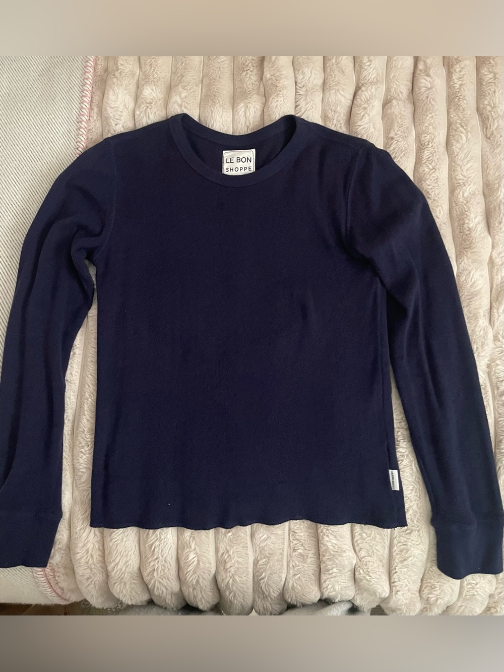 Le Bon Shoppe Navy Crewneck Shirt